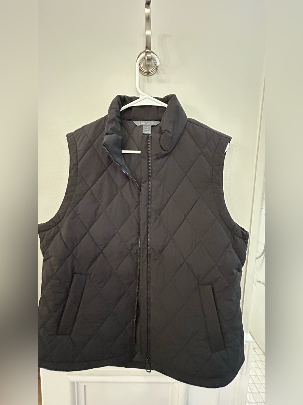 Black Quilted Puffer Vest